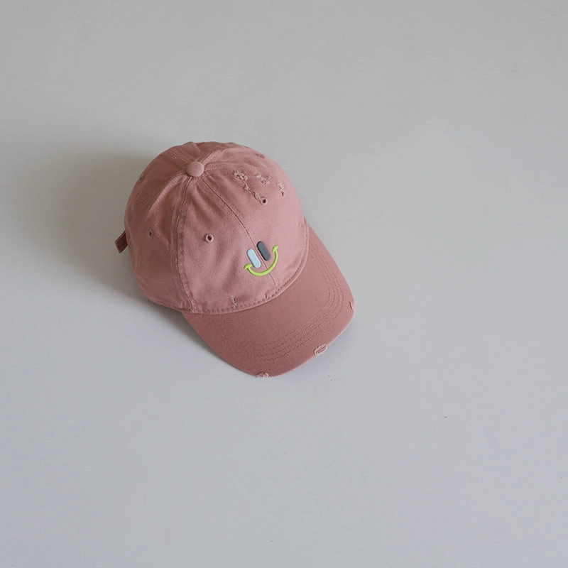 Wholesale New Style Smiley Face Embroidery Sun Visor Casual Baseball Cap