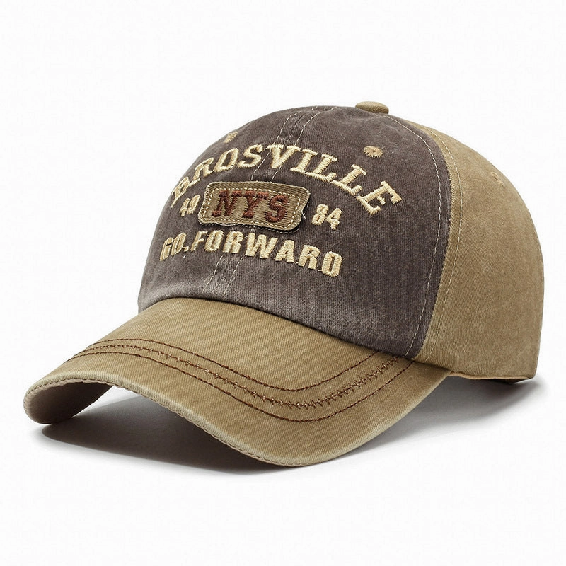 Wholesale New Washed Denim Letter Baseball Cap Embroidered Trendy Letter Cap Outdoor Fashion Personalized