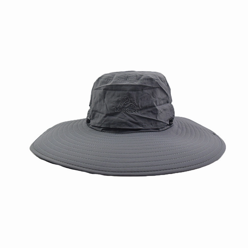 Wholesale Nylon Summer UV Protection Big Brim Bucket Hat