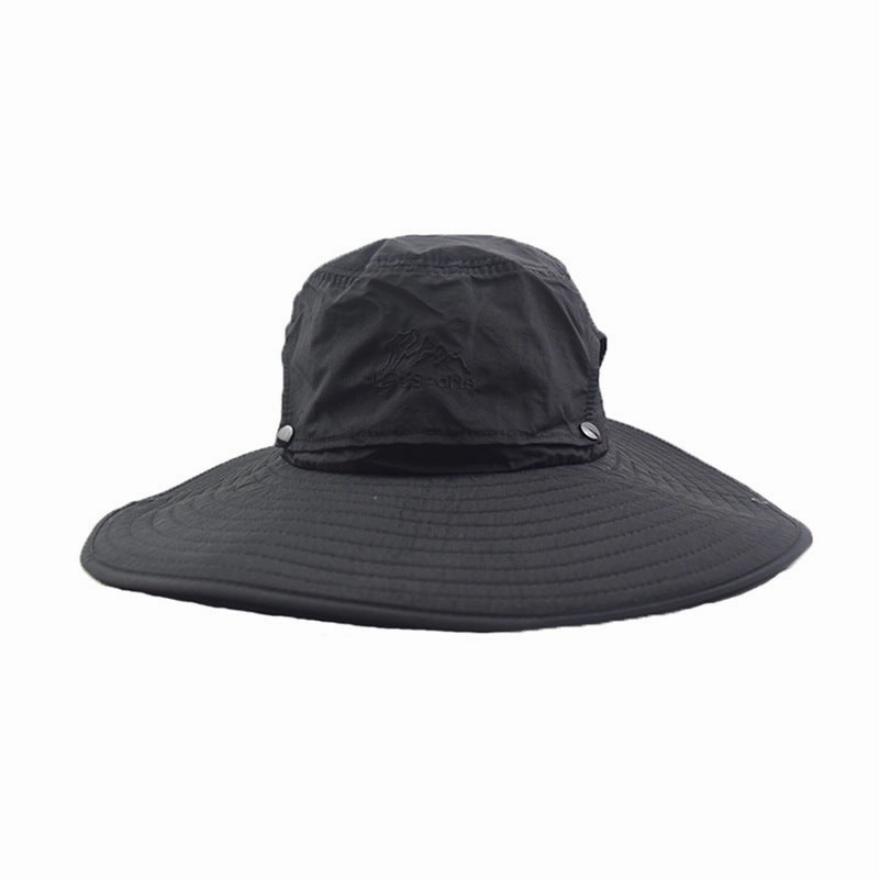 Wholesale Nylon Summer UV Protection Big Brim Bucket Hat