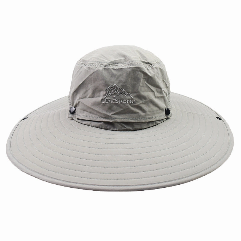Wholesale Nylon Summer UV Protection Big Brim Bucket Hat