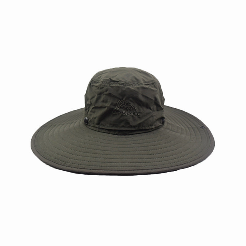 Wholesale Nylon Summer UV Protection Big Brim Bucket Hat