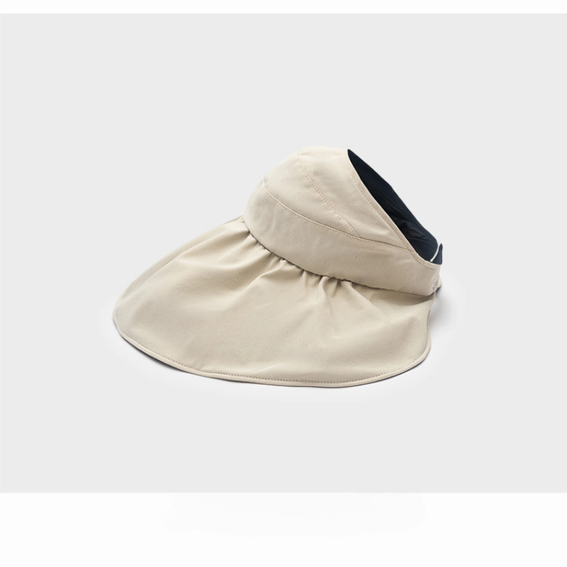 Wholesale Nylon Summer UV Protection Black Glue Sun Hat