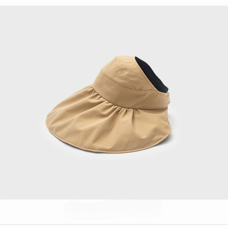 Wholesale Nylon Summer UV Protection Black Glue Sun Hat