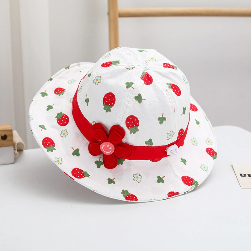 Wholesale of Cotton Thin Large Brim Children's Fisherman Hats