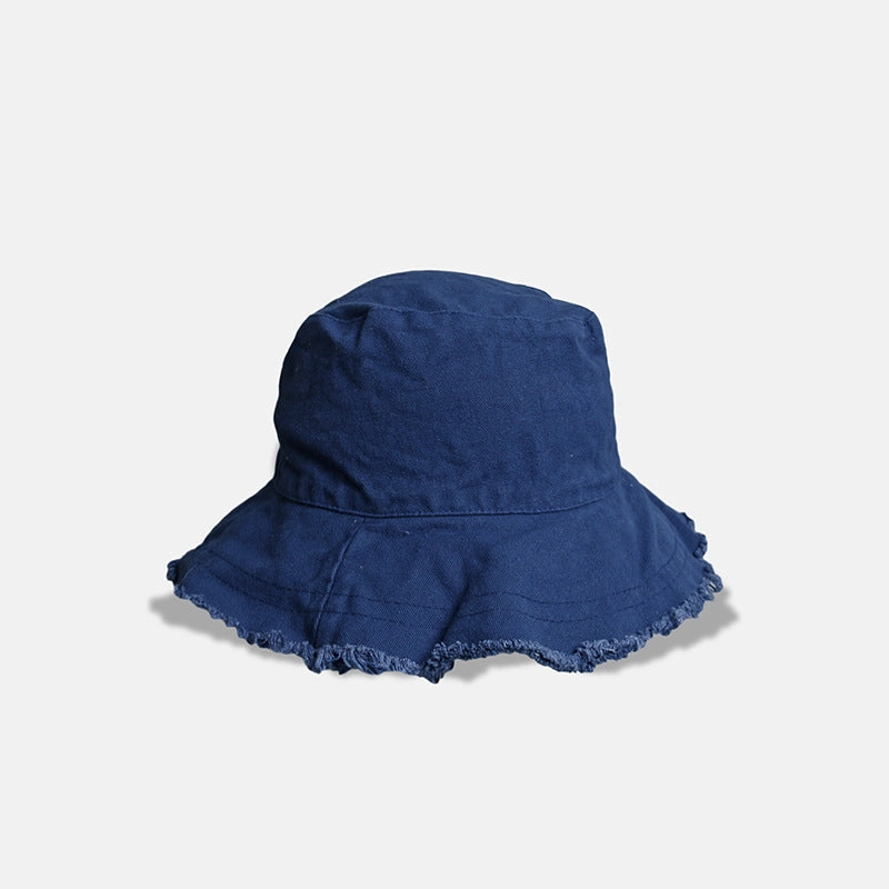 Wholesale of Solid Color Fur Trimmed Polyester Fisherman Hats