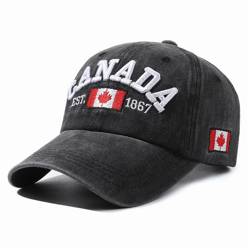 Wholesale Old Fashion Letter Embroidery Soft Top Cap