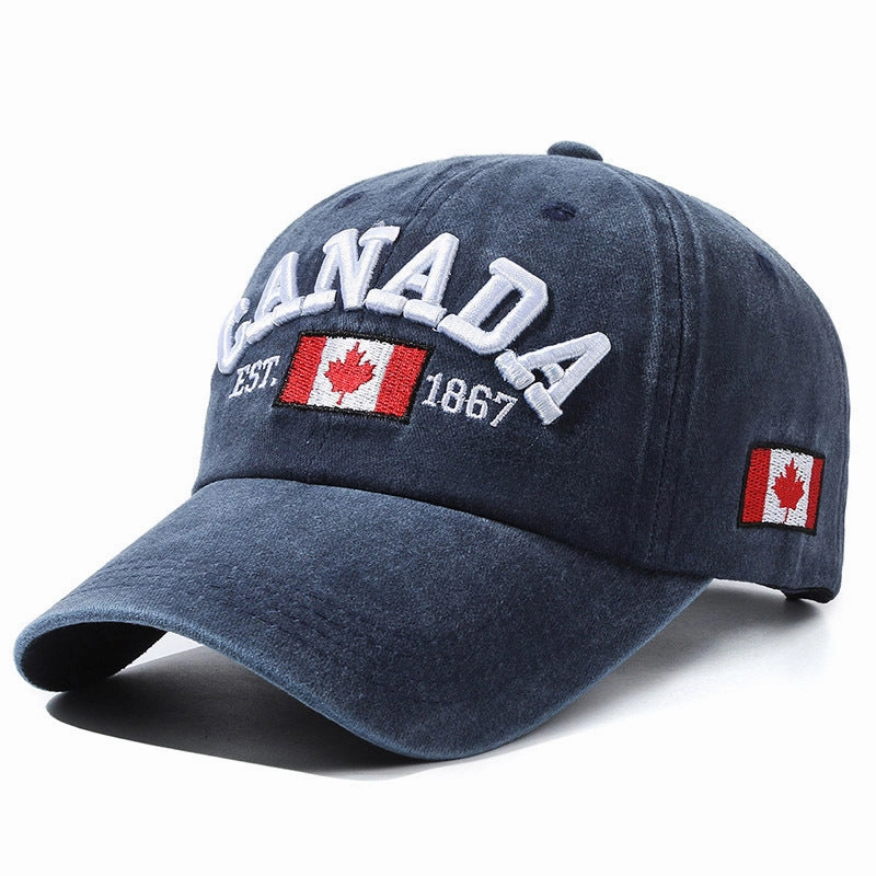Wholesale Old Fashion Letter Embroidery Soft Top Cap