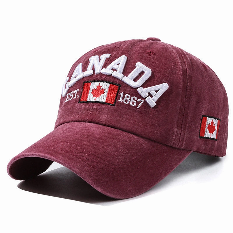 Wholesale Old Fashion Letter Embroidery Soft Top Cap