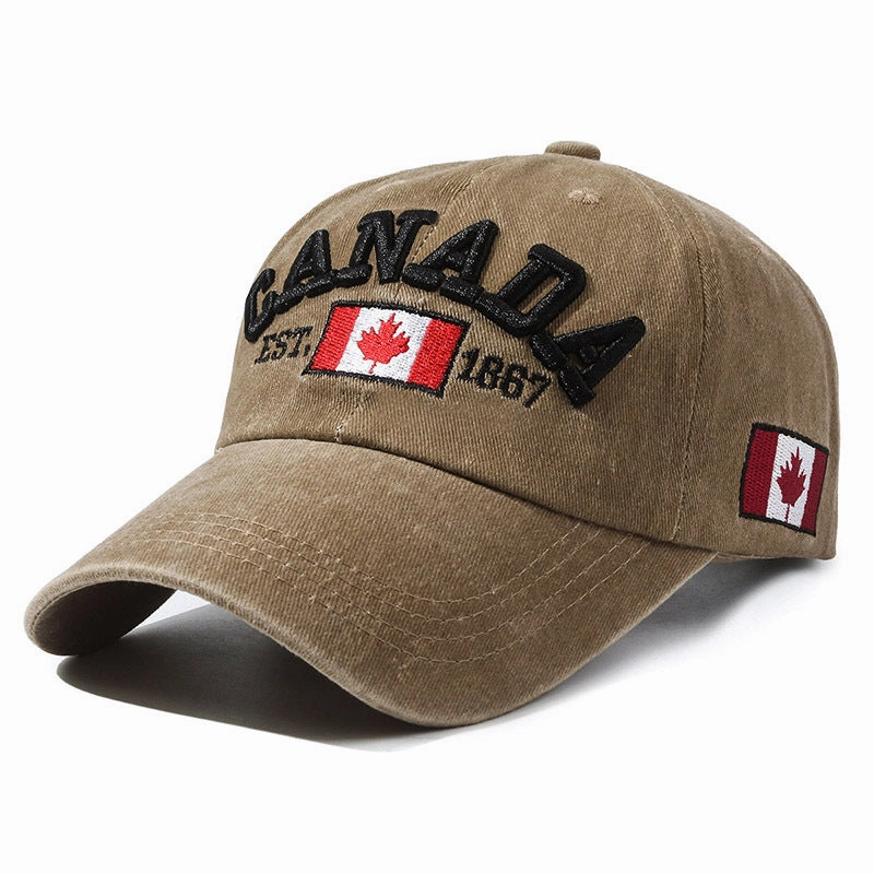 Wholesale Old Fashion Letter Embroidery Soft Top Cap
