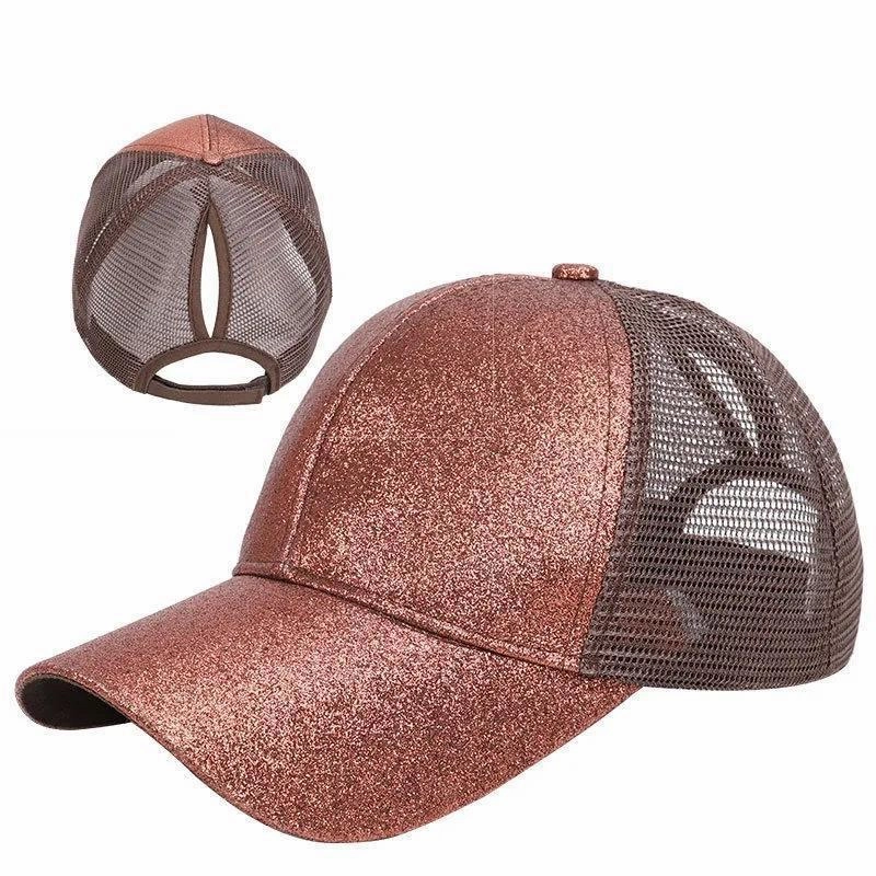 Wholesale Open Ponytail Hat Mesh Outdoor Casual Baseball Cap