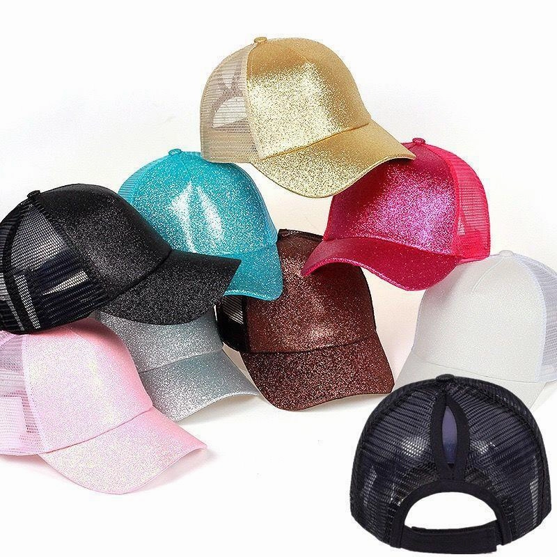Wholesale Open Ponytail Hat Mesh Outdoor Casual Baseball Cap