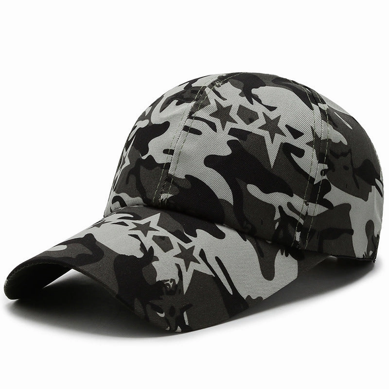 Wholesale Outdoor camouflage baseball cap wide brim cap labor protection cap