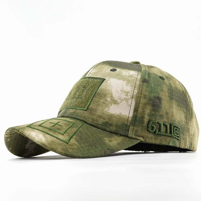 Wholesale Outdoor Camouflage Embroidered Adjustable Leisure Travel Hiking Velcro Hat