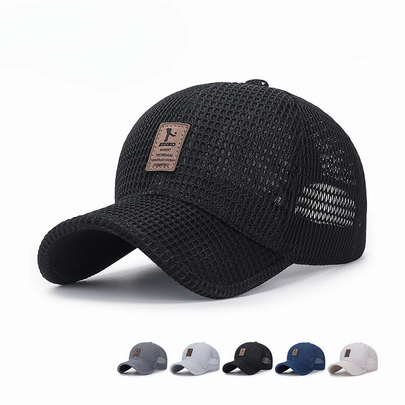 Wholesale Outdoor Sun Protection Hollow Mesh Baseball Cap