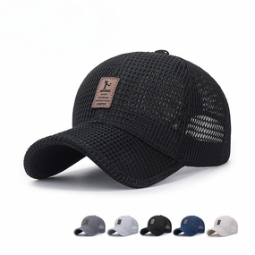 Wholesale Outdoor Sun Protection Hollow Mesh Baseball Cap