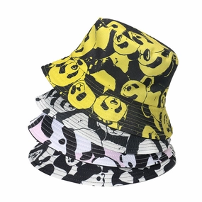 Wholesale Panda Print Polyester Bucket Hat