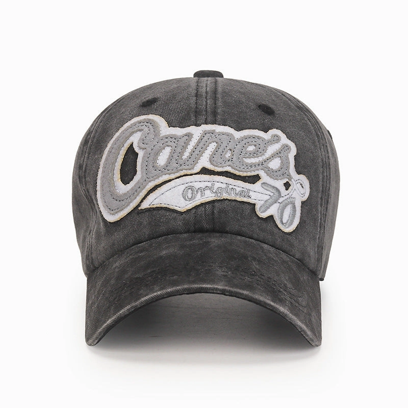 Wholesale Patch Washed Distressed Adjustable Baseball Cap