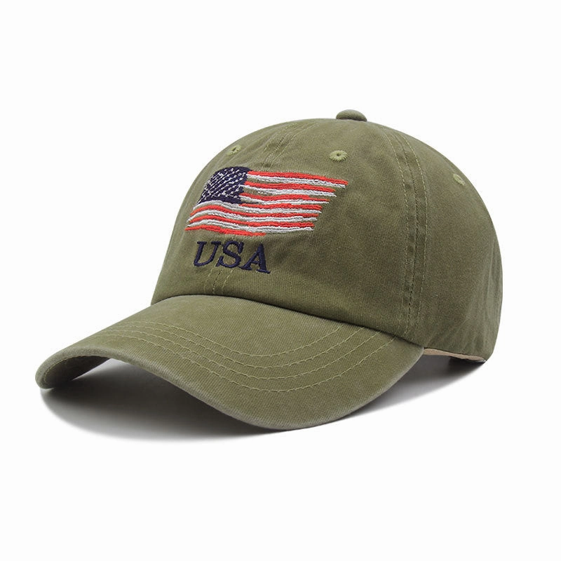 Wholesale Personalized fashion couple washed old curved brim baseball cap