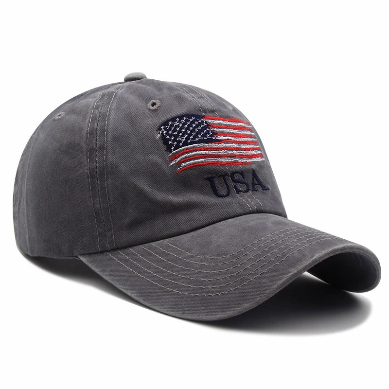 Wholesale Personalized fashion couple washed old curved brim baseball cap