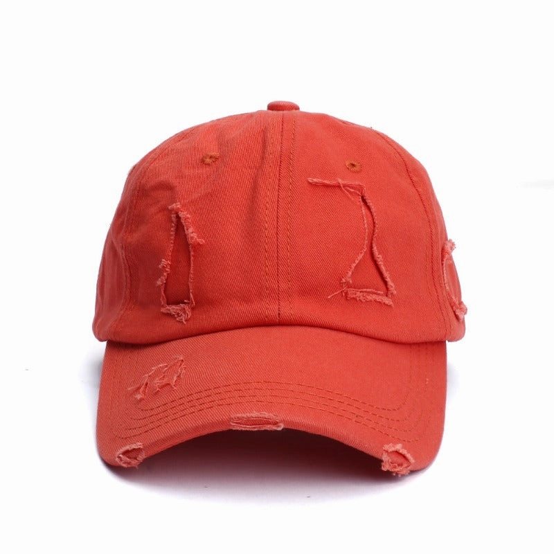 Wholesale Personalized Versatile Breathable Perforated Retro Aged Sunscreen Soft Top Couple Sun Hat