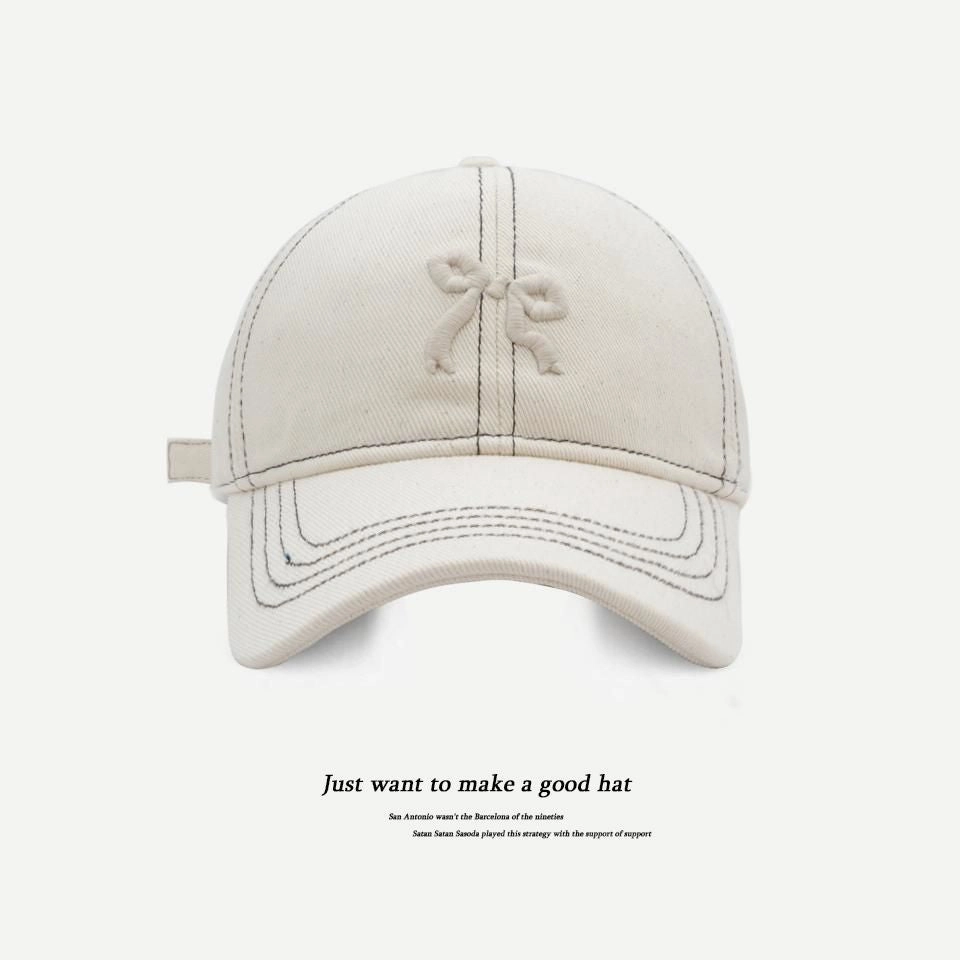 Wholesale Plaid Butterfly Embroidery Soft Top Baseball Cap