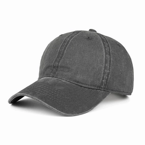 Wholesale Plain Retro Washed Baseball Cap