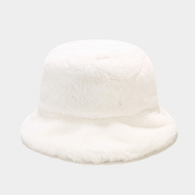 Wholesale Plush Vintage Simple Bucket Hat