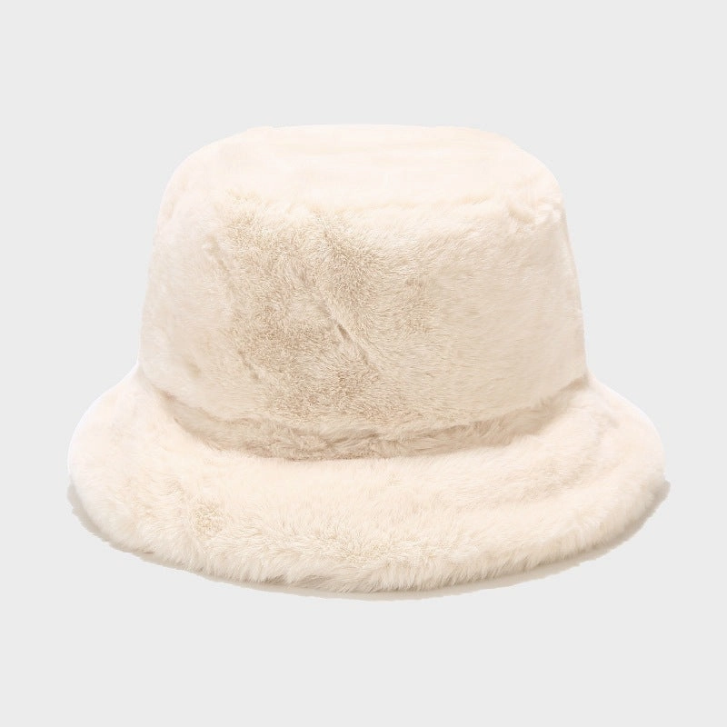 Wholesale Plush Vintage Simple Bucket Hat