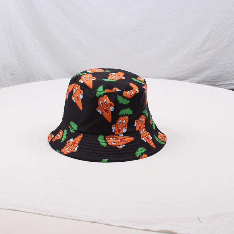Wholesale Polycotton Tropical Print Fruit Bucket Hat
