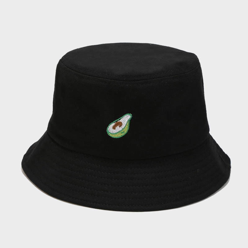 Wholesale Polyester Avocado Embroidery Bucket Hat