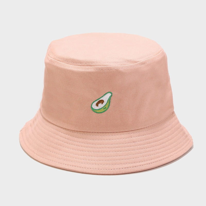 Wholesale Polyester Avocado Embroidery Bucket Hat