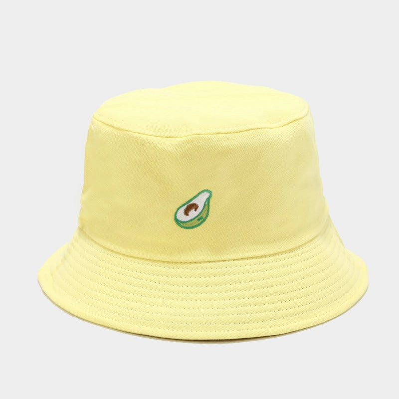 Wholesale Polyester Avocado Embroidery Bucket Hat