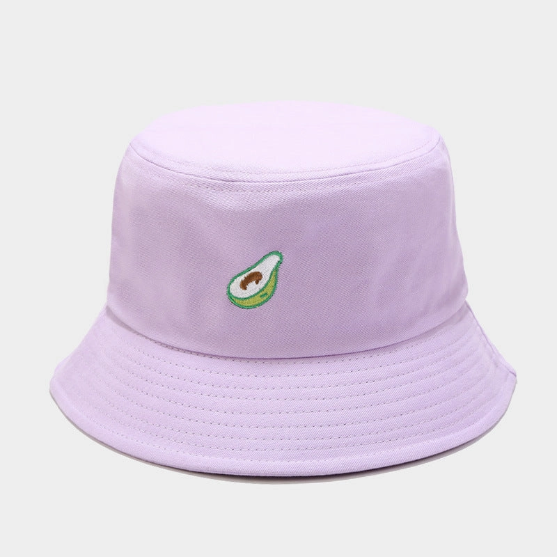 Wholesale Polyester Avocado Embroidery Bucket Hat