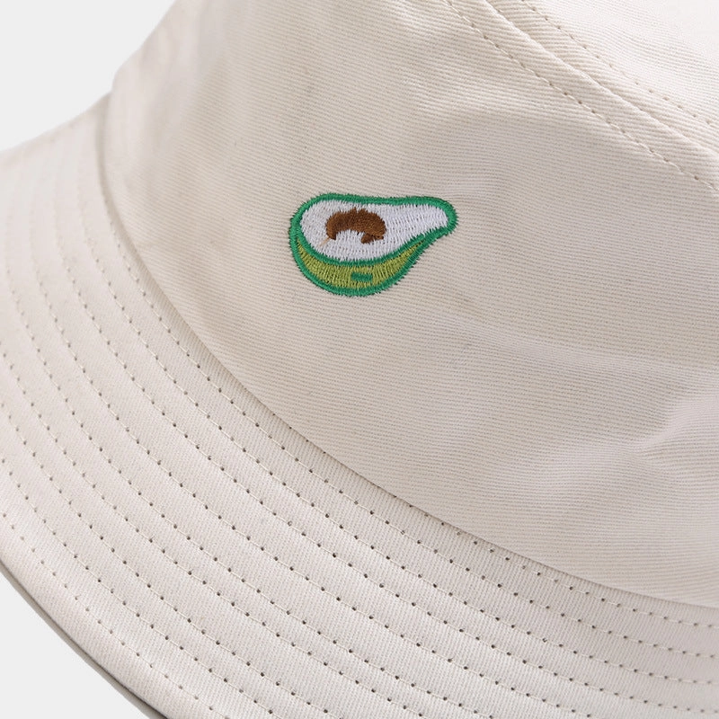 Wholesale Polyester Avocado Embroidery Bucket Hat