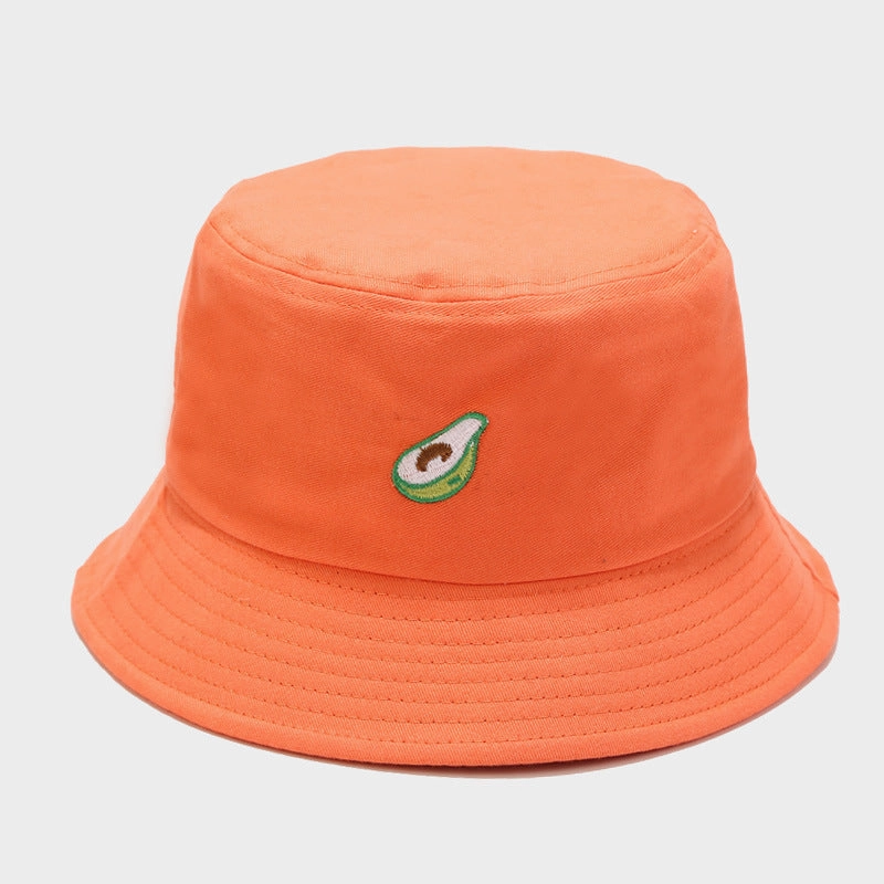Wholesale Polyester Avocado Embroidery Bucket Hat