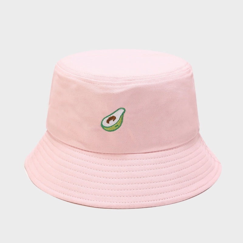 Wholesale Polyester Avocado Embroidery Bucket Hat