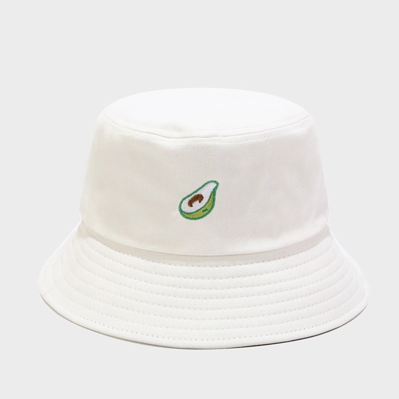 Wholesale Polyester Avocado Embroidery Bucket Hat