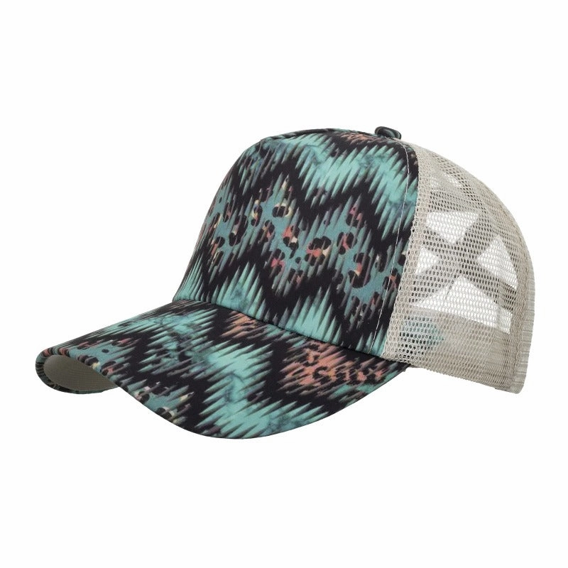 Wholesale Polyester Aztec Wave Stripe Baseball Cap