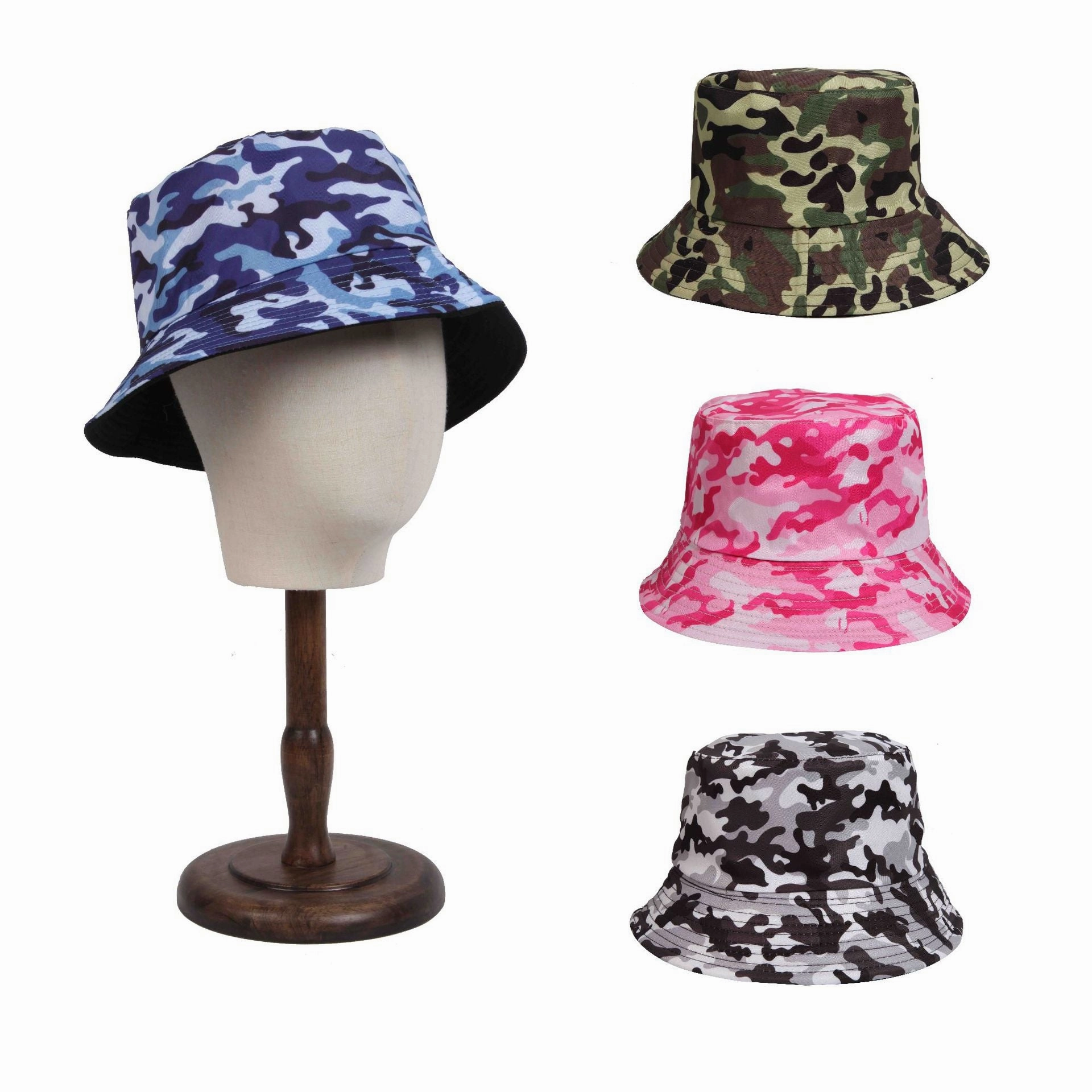 Wholesale Polyester Camouflage Bucket Hat
