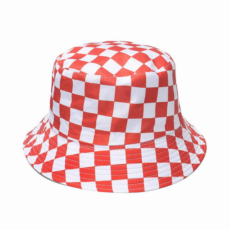 Wholesale Polyester Checkerboard Bucket Hat