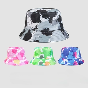 Wholesale Polyester Colorful Graffiti Print Bucket Hat