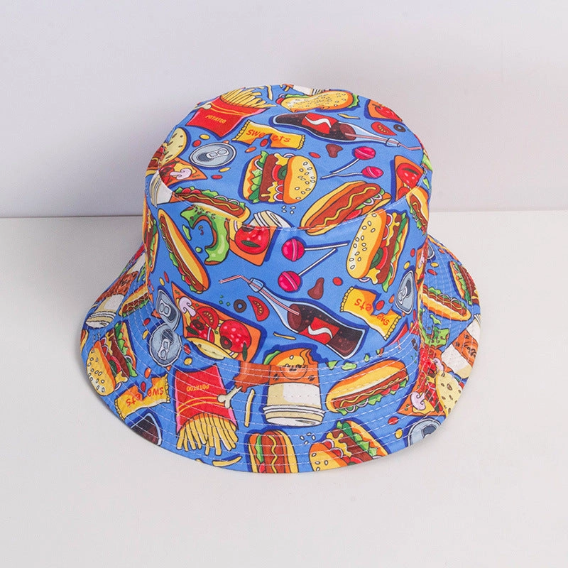 Wholesale polyester colorful letter bucket hat