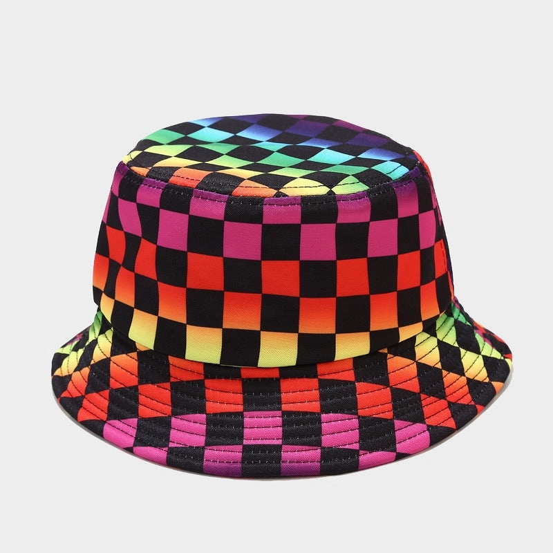 Wholesale Polyester Colorful Print Pattern Bucket Hat
