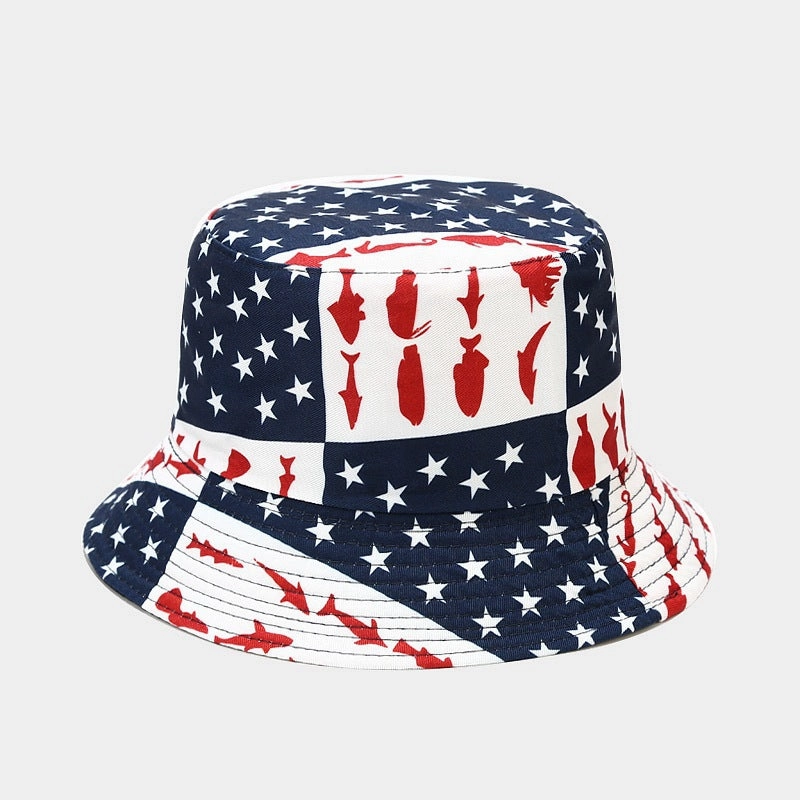Wholesale Polyester Colorful Print Pattern Bucket Hat