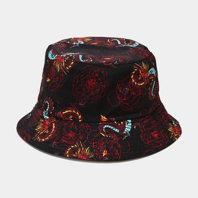 Wholesale Polyester Colorful Print Pattern Bucket Hat
