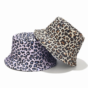Wholesale Polyester Cotton Leopard Print Bucket Hat