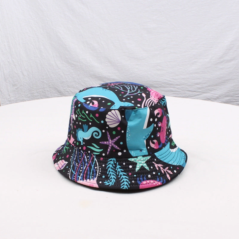 Wholesale Polyester Cotton Printed Animal Duckling Bucket Hat