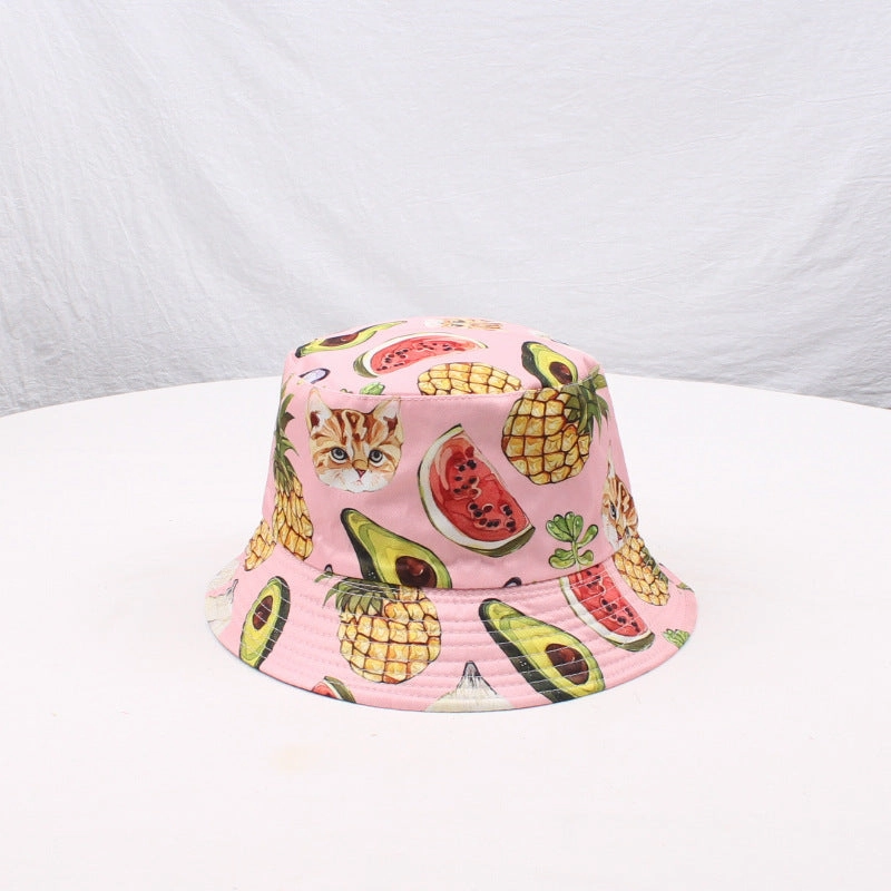 Wholesale Polyester Cotton Printed Animal Duckling Bucket Hat