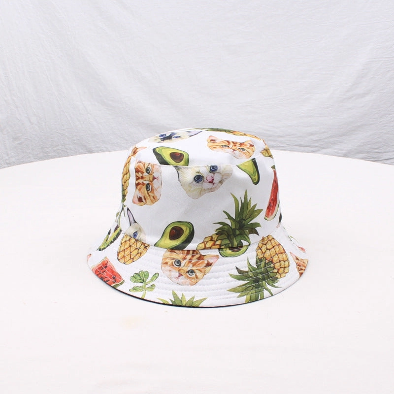 Wholesale Polyester Cotton Printed Animal Duckling Bucket Hat